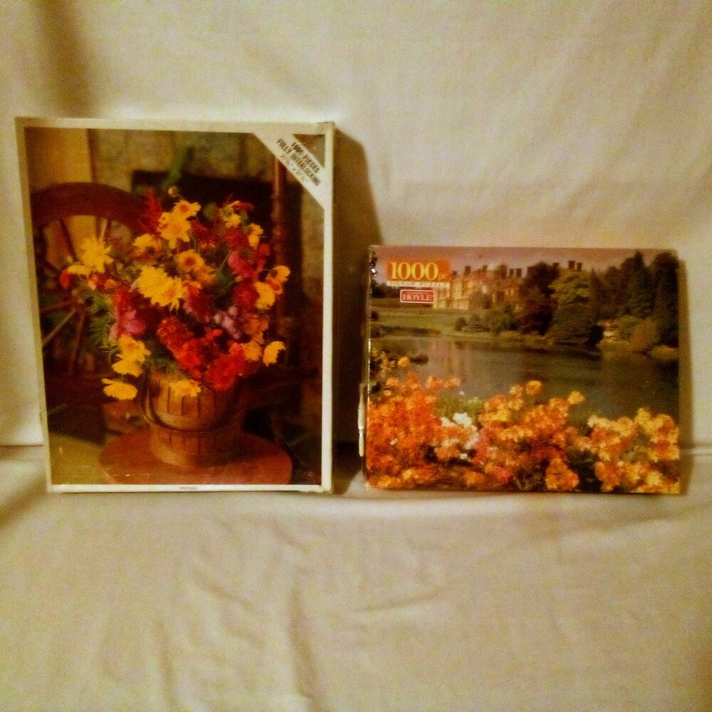 (2) Jigsaw Puzzles:  1000 Pieces.  Landscapes